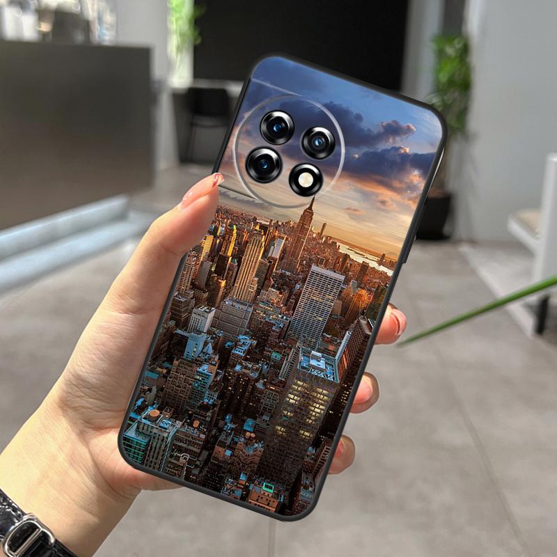 New York City Fodral för OnePlus Nord CE 5 2 3 4 Lite N20 N30 OnePlus 15 R 10T 12R 13R 13 12 11 10 Pro Skydd
