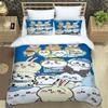 Cartoon Chiikawa Pattern Quilt Cover With Pillowcases 3D Digital Printed Bedding Set Twin Full Queen King Christmas Gift