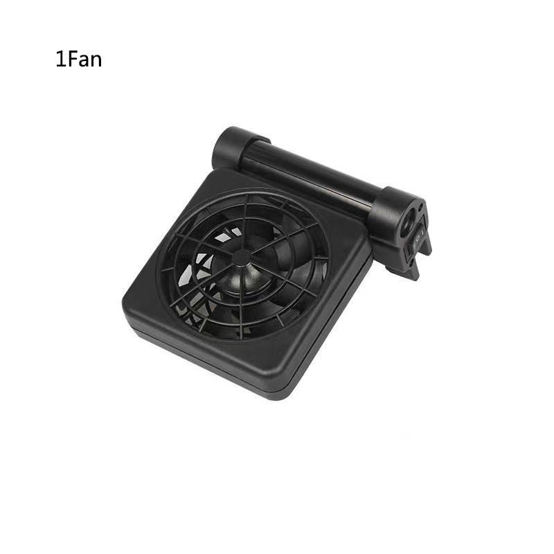 

Aquarium Fish Tank Cooling Fan System Chiller Control Reduce Water Temperature 1/2/3/4 Fan Set Cooler Aquarium cooling fans US Plug
