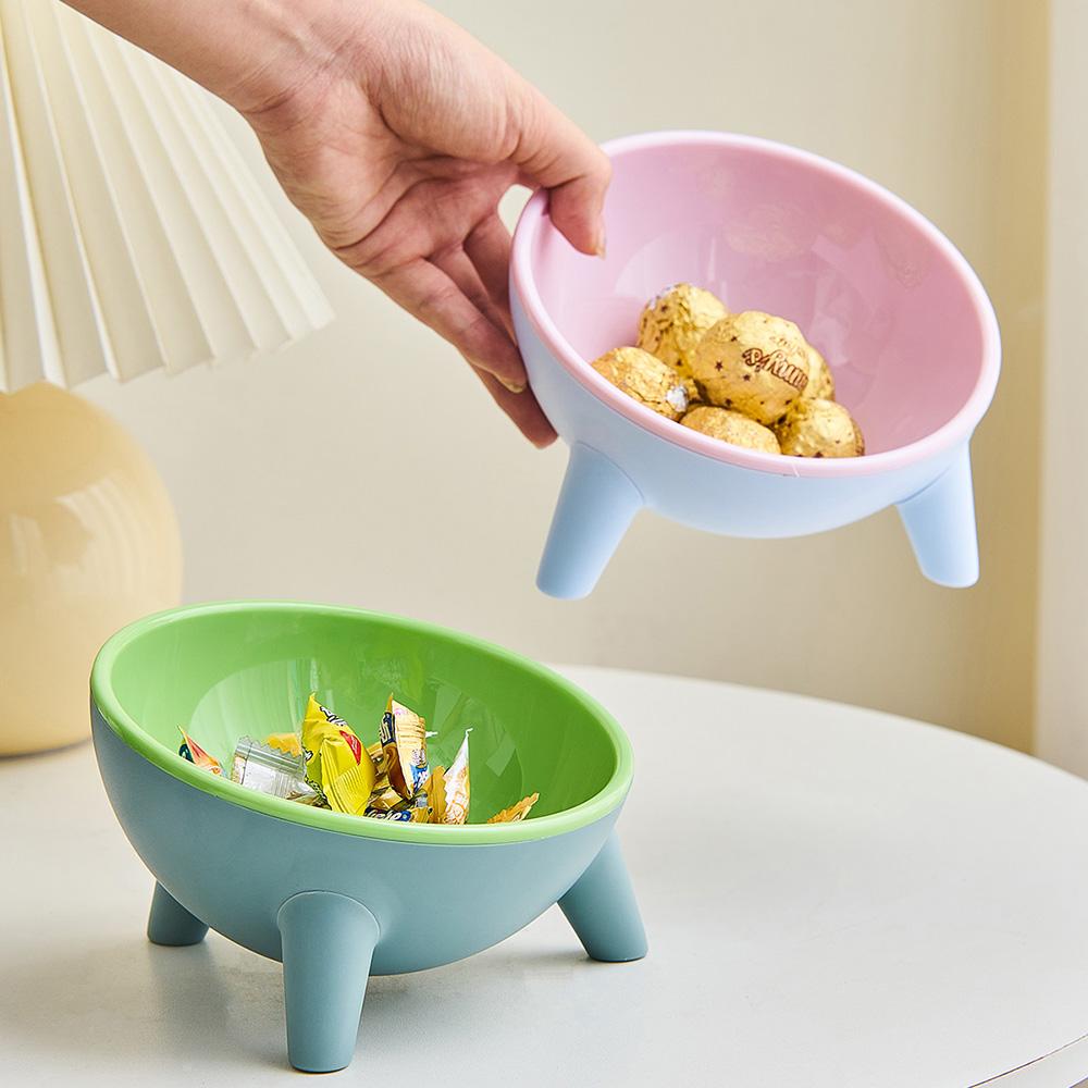 Süßigkeiten Snack Aufbewahrungsschale Teller Modernes Wohnzimmer Veranda Desktop Dekoration Verschiedenes Aufbewahrung Plastik Geschirr Tabletts Kreatives Geschenk