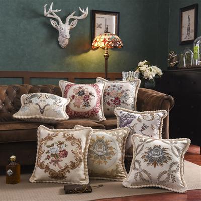 Talos 47 x 47 cm quadratischer Blumen-Kissenbezug, Dekokissenbezug für Zuhause, Sofa, Bett, Dekoration