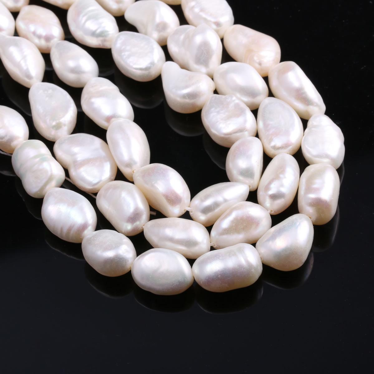 

1String, Natural Freshwater Pearls, 10-11mm Irregular Pearl Beads for Jewelry Making DIY Necklace Supplies, Birthday Party Gifts for Women, 36cm 1String/10-11mm-36cm белый