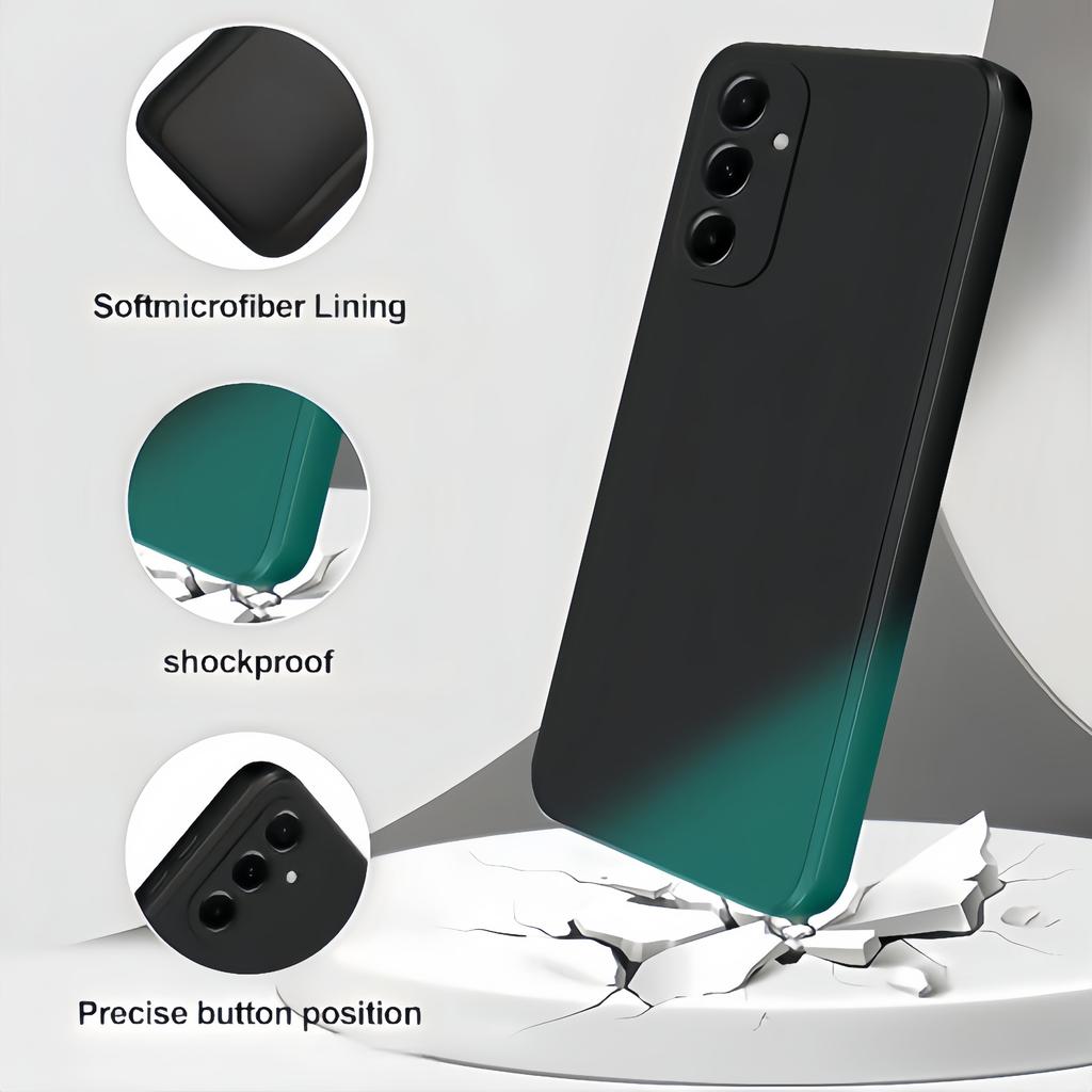 Noble Fashion Solid Colour Shockproof Protective Liquid Silicone Case For Samsung Galaxy A55