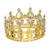 Belle Couronne en Cristal Grande Couronne Décoration de Gâteau Couronne Topper de Gâteau Pour Fille Fête d'Anniversaire Décorations de Gâteau Ornements