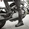 Fashion Large Size Men's Leather Motorcycle Boots Mid-calf  Combat Boots Gothic Belt Punk Boots Men Shoes Tactical Boot 2025