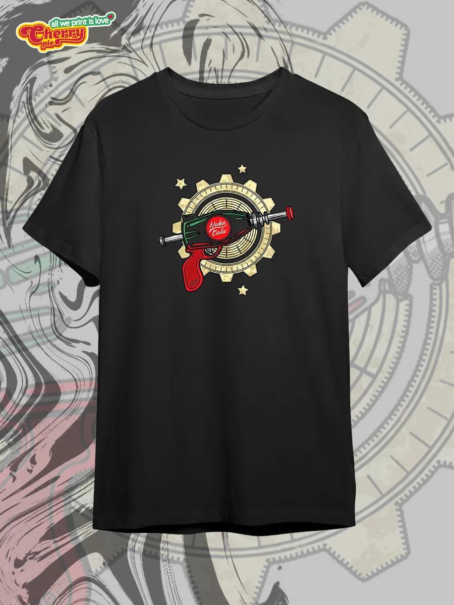 Black T-shirt with Podolsk City print XL