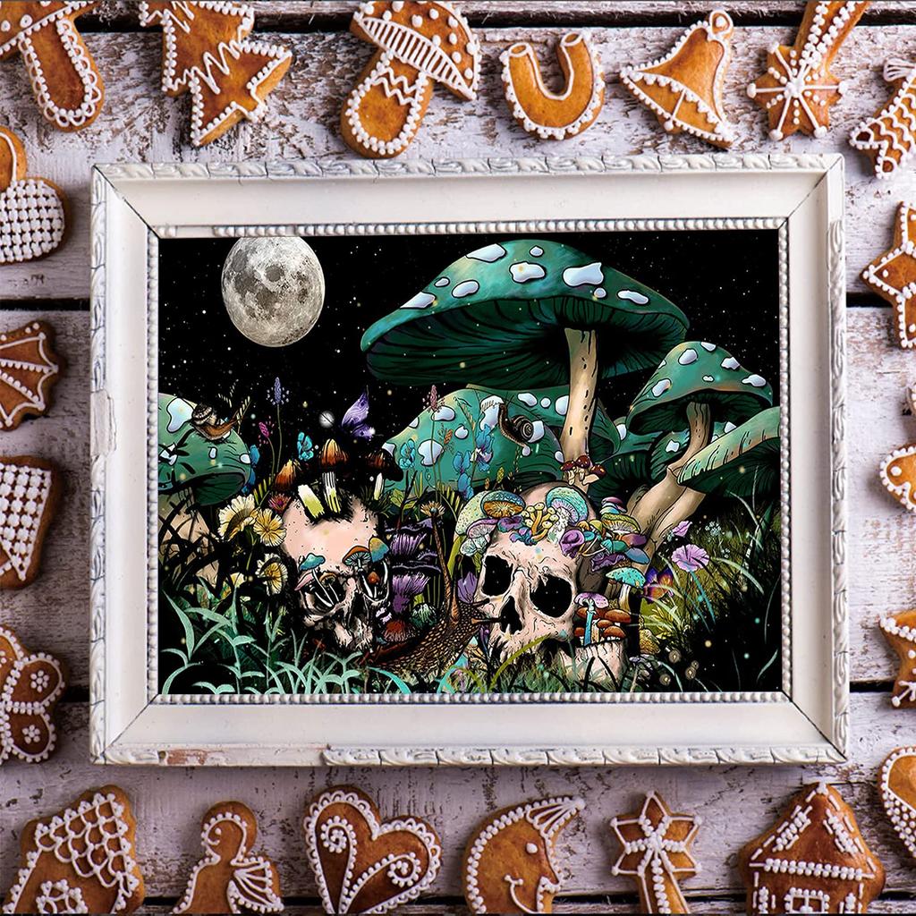 5D DIY Diamond Painting Butterfly Flower Skull Diamond Embroidery Cross Stitch Kit Full Rhinestone Mosaic Home Decor Gift