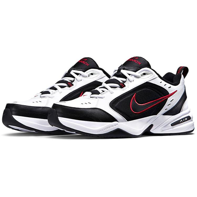 New Nike Air Monarch Iv 4E Wide White Red 416355-101
