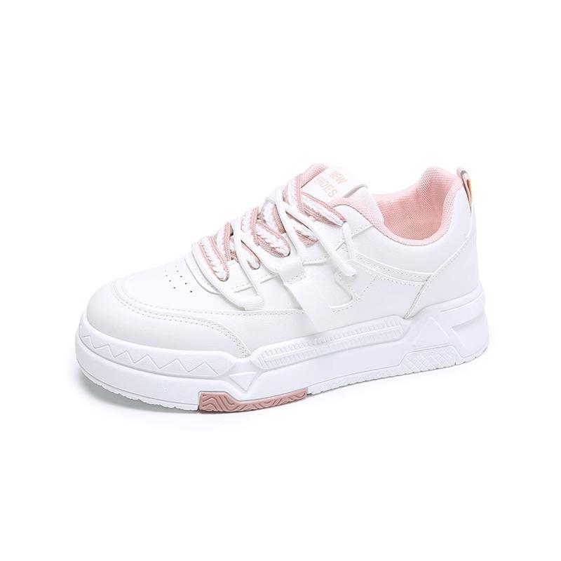 Popular Hong Kong style platform white shoes women's spring and autumn senior sense 2025 new niche versatile casual sports shoes