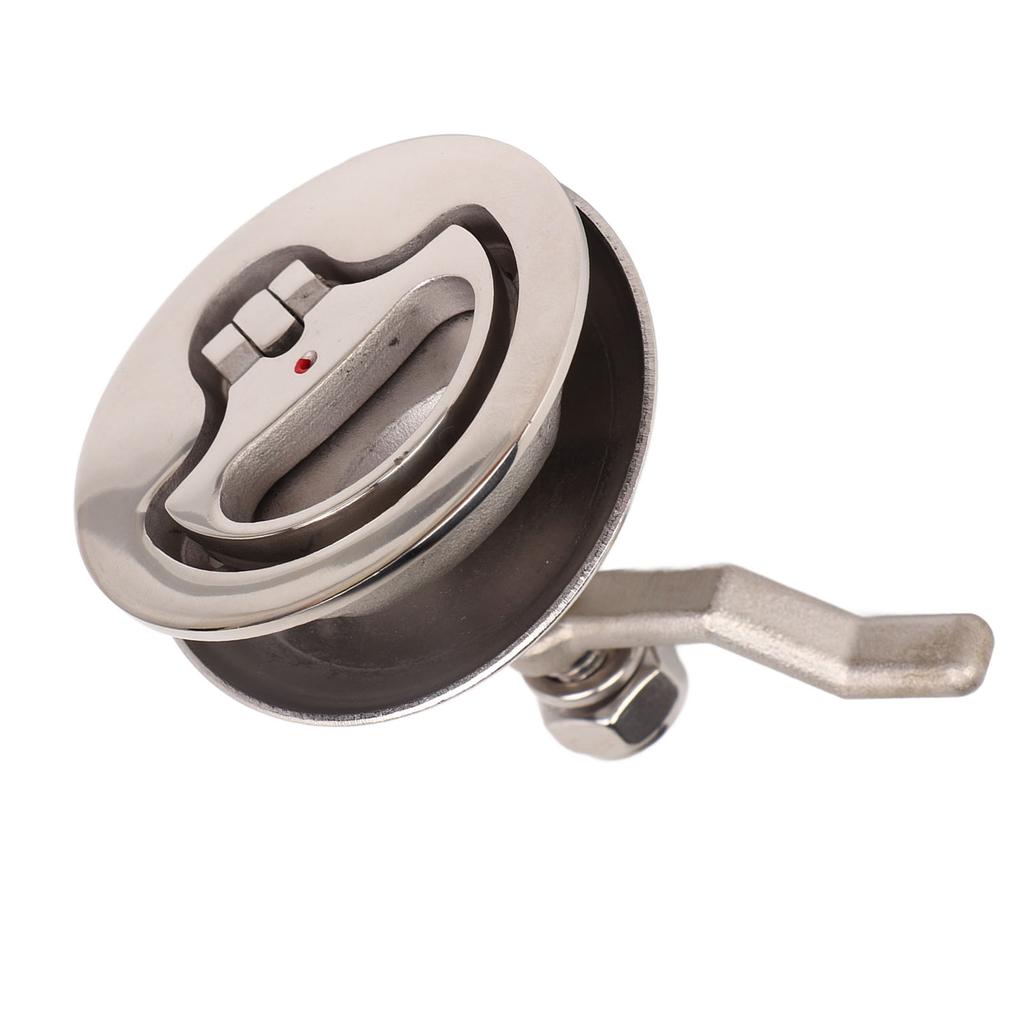 Boot-Nockenriegel, 316 Edelstahl, poliert, verstellbarer Lukenriegel mit Rückplatte für Marineschiffe