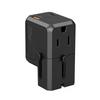 Universal Travel Charger USBC USBA PD 20W US EU UK AU Plugs Black
