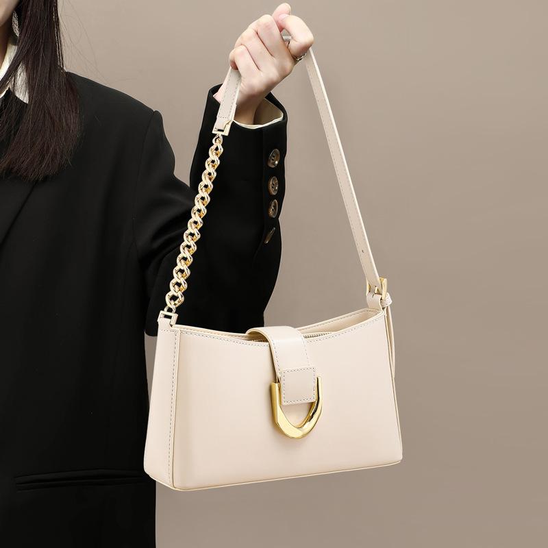 

Bag Leather Women S Bag Underarm Bag Light Luxury Simple Messenger Bag French Shoulder Bag Luggage