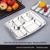Stainless Steel Divided Canteen Tray