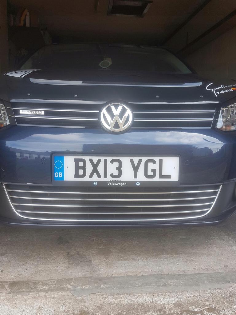 VW TOURAN 1T3 CADDY - CHROME GRILL grille strips