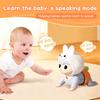 Infant Learn To Crawl Toy Animal Baby Crawling Doll Can Sing Walk Tummy Time Toy with Music Early Learning Education Toy Gift