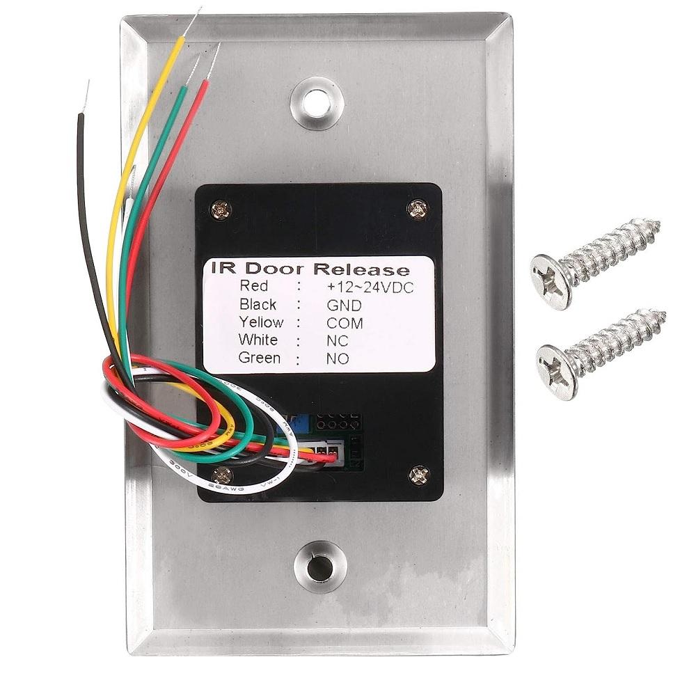 IR No Touch Exit Button NO NC LED Touchless Switch For Door Access Control Lock