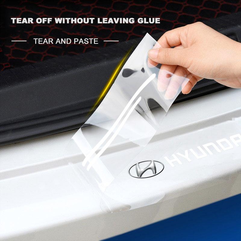 4 Buc. Protector Prag Auto Transparent Insignă Decorativă Autocolant 3D Pentru Hyundai Accent Aslan Avante HB20 i20 i30 i40 ix20 Parisi BAYON Venue