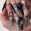 New Nail Art Film European And American Y2K Spice Girl Style Ins Long Almond Long Tip Nail Wearing Nail Patch
