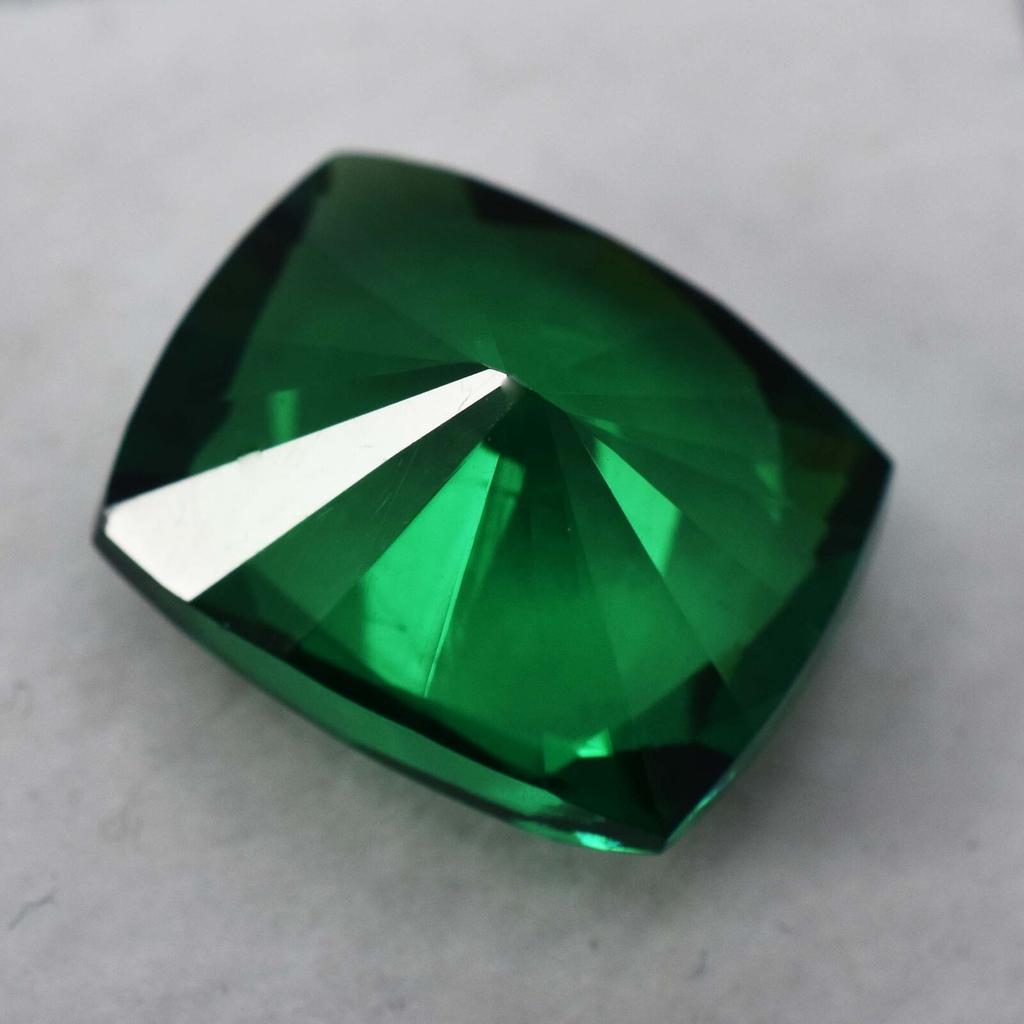 Natural 10.12 Ct Green Garnet Beautiful Cushion Cut Loose Gemstone