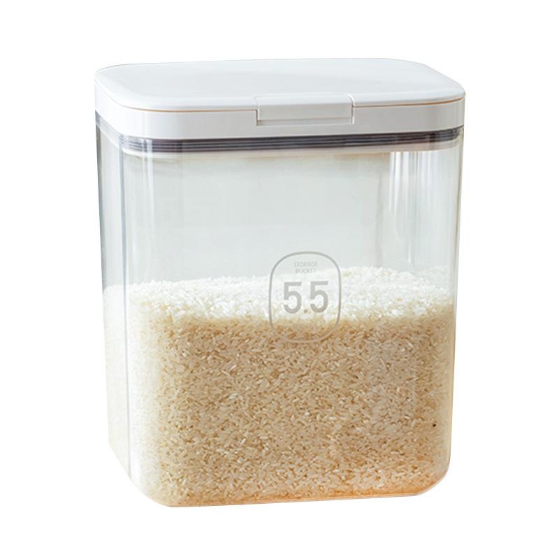 Rice Bucket, Edible Grade, Insect Proof, Moisture-proof, Household Rice Food Storage, Miscellaneous Grain Packaging, Rice Noodle