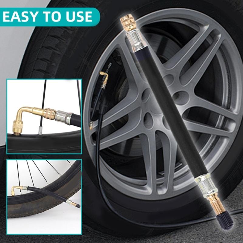 Rallonges Flexibles pour Valves de Pneus, Jeu de Rallonges pour Pneus de Véhicules, Voitures et Camions