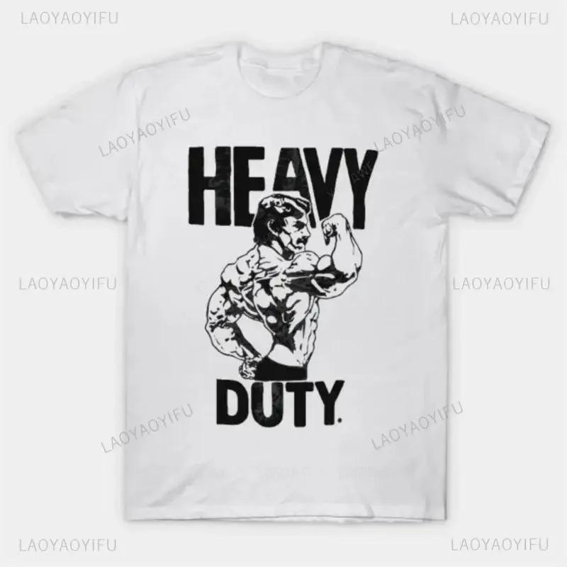 Personalized women s clothing Mike Mentzer Heavy duty print logo pattern Fashi S белый