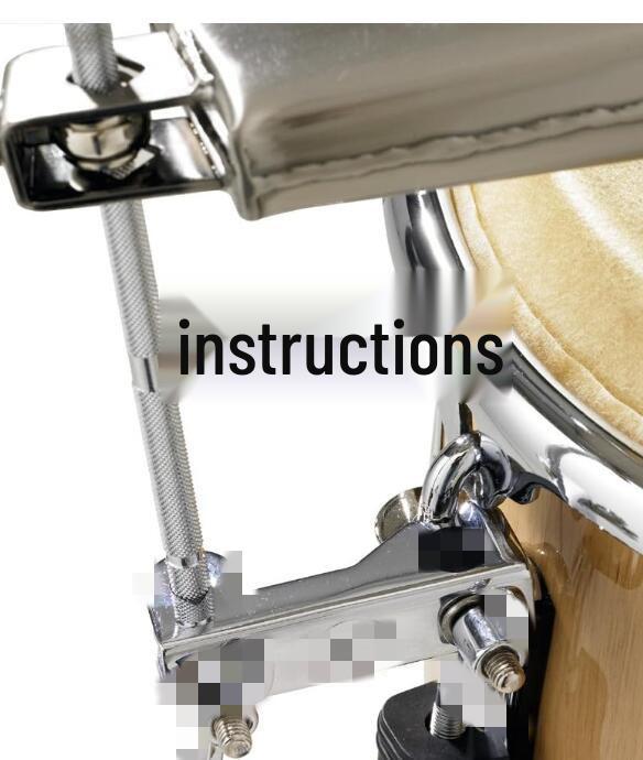 Jazz Drum Cowbell Stand Clamp with Fixed Knob for Percussion Instruments