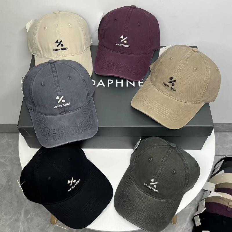 Винтажная вышитая алфавитная бейсболка женская весенне-осенняя с глубокой тульей и широкими полями универсальная кепка повседневный козырек