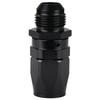 12AN Male Flare to 12AN Swivel Hose End Fitting Adapter Straight Aluminum Black
