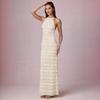 Summer New European and American Sexy Lotus Leaf Lace Halter Neck Strap Super Long Dress