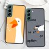 Flying Duck Phone For Samsung Galaxy S20 FE S21 Plus S22 S23 S24 Ultra Case S10 S10E S9 S8 S7 Edge Cover Silicone Soft Coque Fun