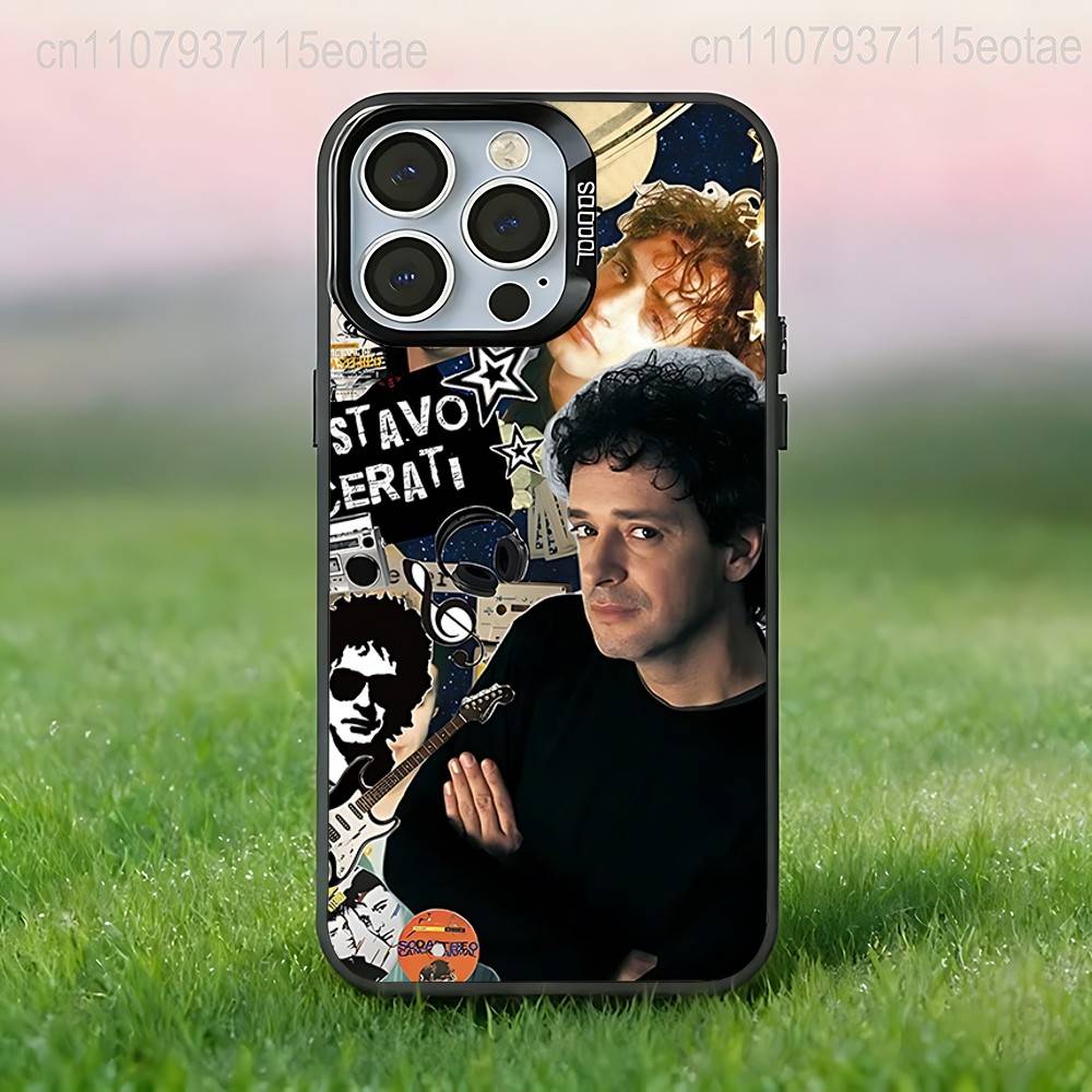 

Singer Gustavo C-Cerati S-Soda-S Phone Case For iPhone 17,16,15,14,13,12,11,Pro,Max,Plus,E,Air,Mini Black Tpu IMD Cover iPhone15