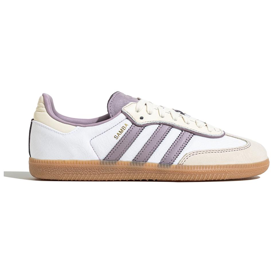 Adidas Samba OG Cream White Preloved Fig Women Sneakers Gold-Metallic IE1417