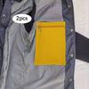 2 Pieces Sew in Pocket with Zipper,Travel,Security for Jackets Coats Sweatshirts Practical