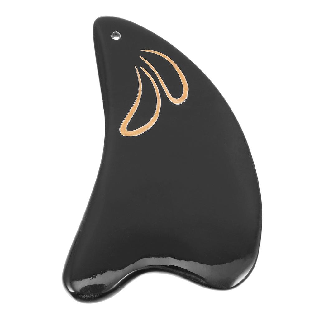 Professional Gua Sha Facial Tool Made of Premium Ox Horn for Face Neck Shoulder Feet Massage Smooth Edges Portable Lymphatic