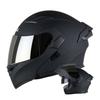 Motorcycle Helmet Unisex Full Face Street Bike Helmet All Season Large Tail Wing Motorcycle Protective Gear