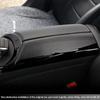 Reposabrazos central de fibra de carbono para coche, 4 unidades, cubierta de botón de interruptor, accesorios interiores para Mercedes Benz E GLC C clase W205