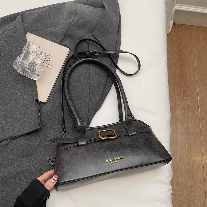 High-value Niche Bag Women's Large-capacity New Autumn and Winter Retro Shoulder Underarm Bag Work Commuter Bag