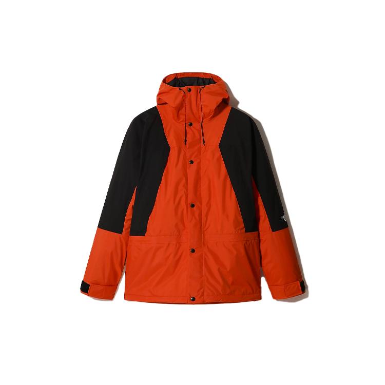 The North Face Windbreaker Jackets Men's Orange Yellow Hooded Moderate NF0A3XY5-EMJ