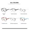 Large Frame Cat-Eye Anti-Blue Light Reading Glasses with Handmade Diamond Decoration