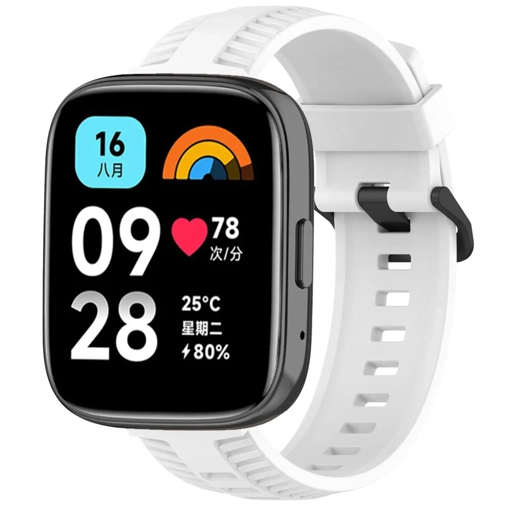 Silicone Strap for Xiaomi Redmi Watch 3 Active/Lite Band Sport Wristband for Redmi Watch 5 Active 22mm Band Bracelet Accessories