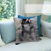 Animal Wolf Fun Cushion Cover Car Throw Pillow Case For Sofa Car Christmas Gift