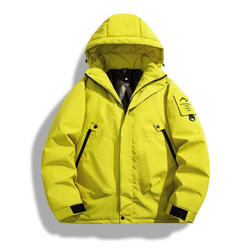 2025 New Graphene Cotton Jacket Smart Heating Jacket Couple Windproof Waterproof Casual Hooded Men's Jacket Trendy Padded Clothes