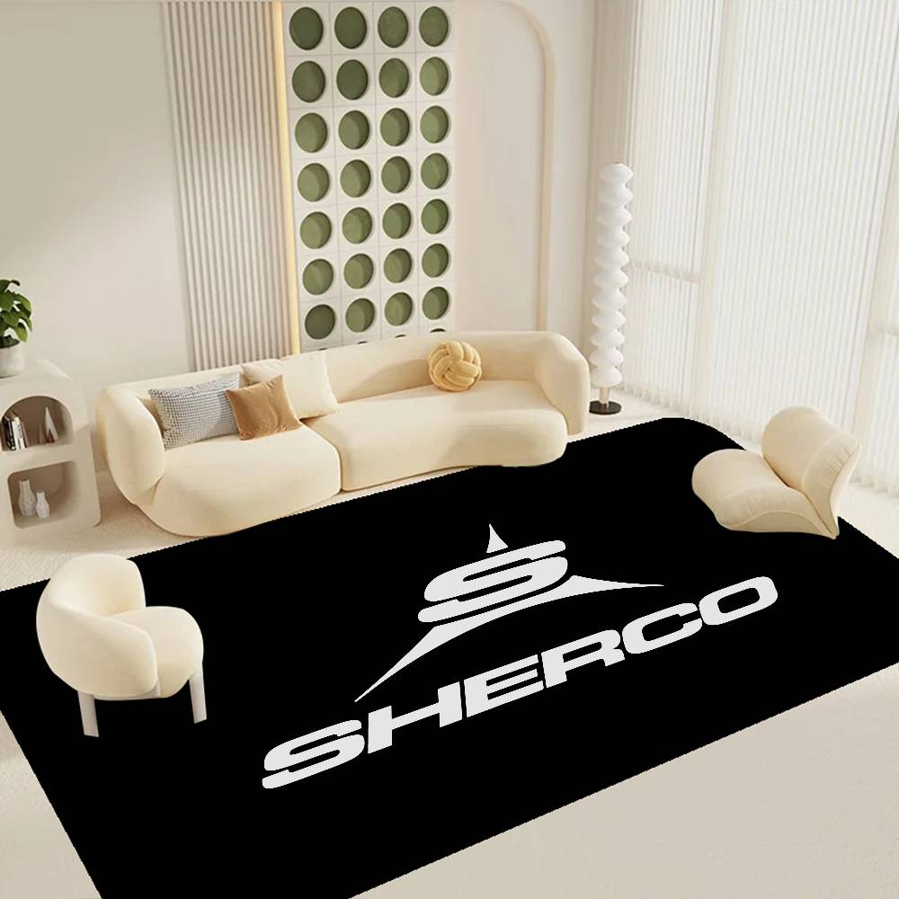 

S-Sherco LOGO Room Mats Anti-slip Absorb Water Long Strip Cushion Bedroon Mat Household Carpets 40x60cm