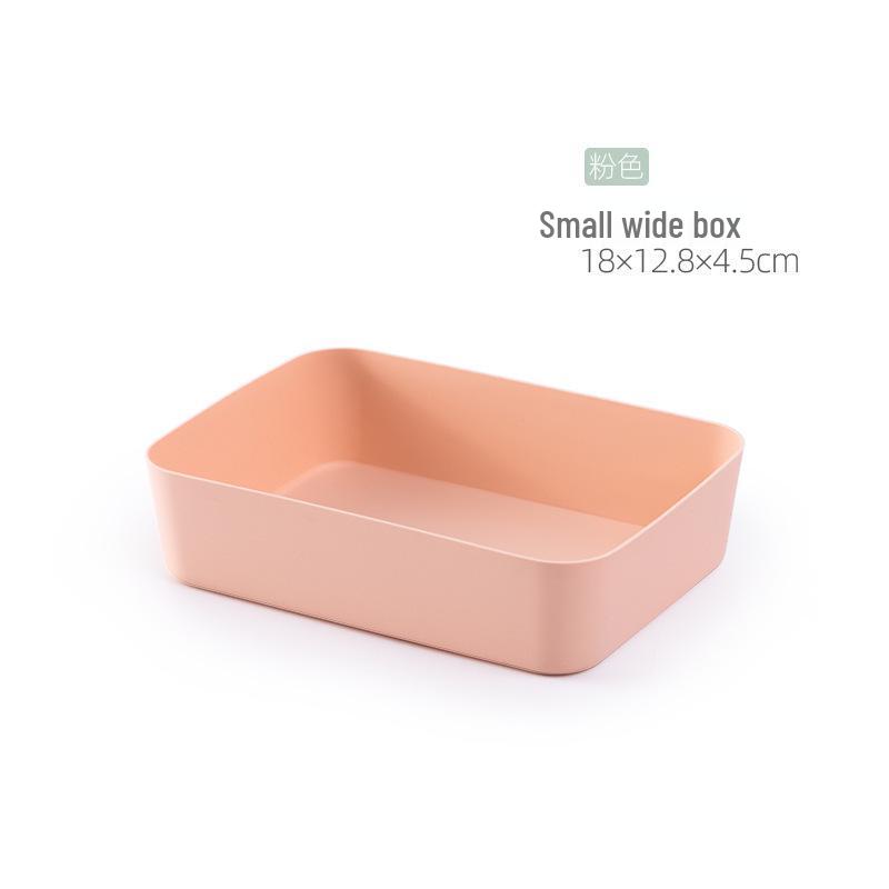 Stackable Frosted Plastic Storage Box with Dividers - Multi-purpose Organizer