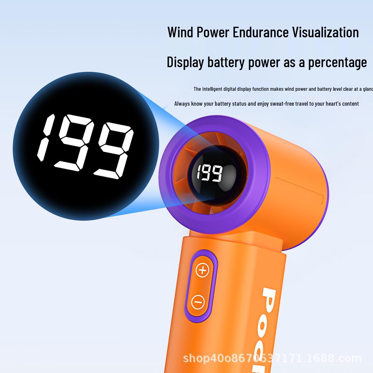 

New T317 Mini USB Fan: Powerful, Long Battery Life, Portable, Strong Wind Model: T317 Gray