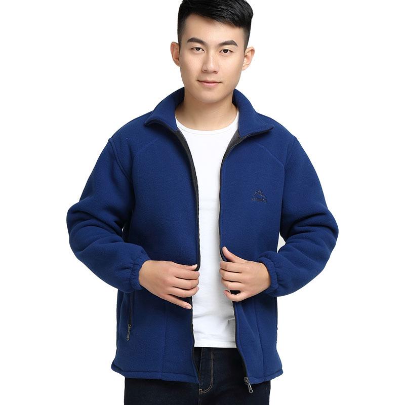 Doppelseitiger Fleece-Mantel für Damen - Sweatshirt mit Fleece-Futter für Mütter und Senioren (Frühling, Herbst, Winter).