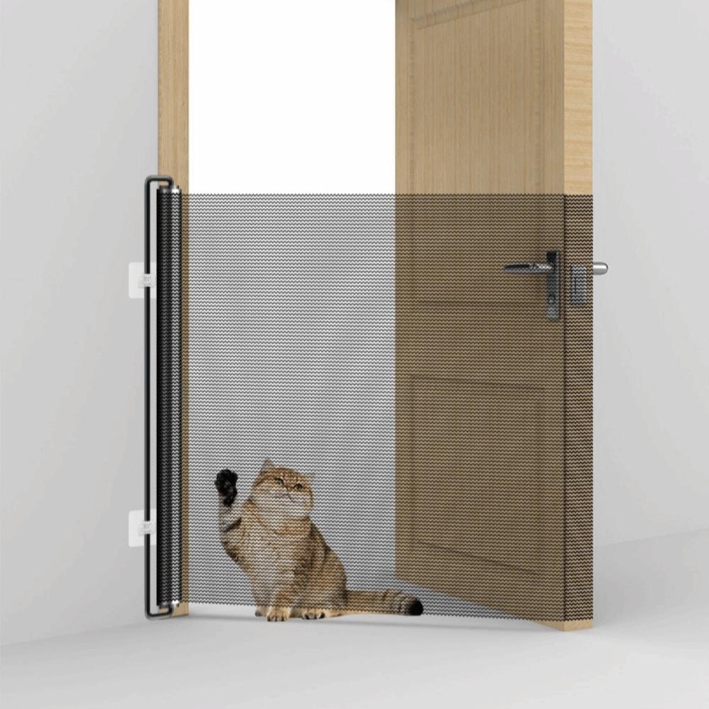 Mesh Design Barrier Fences Punch-Free Mesh Stairs Gate Portable Pet Isolated Network  Pet Supplies