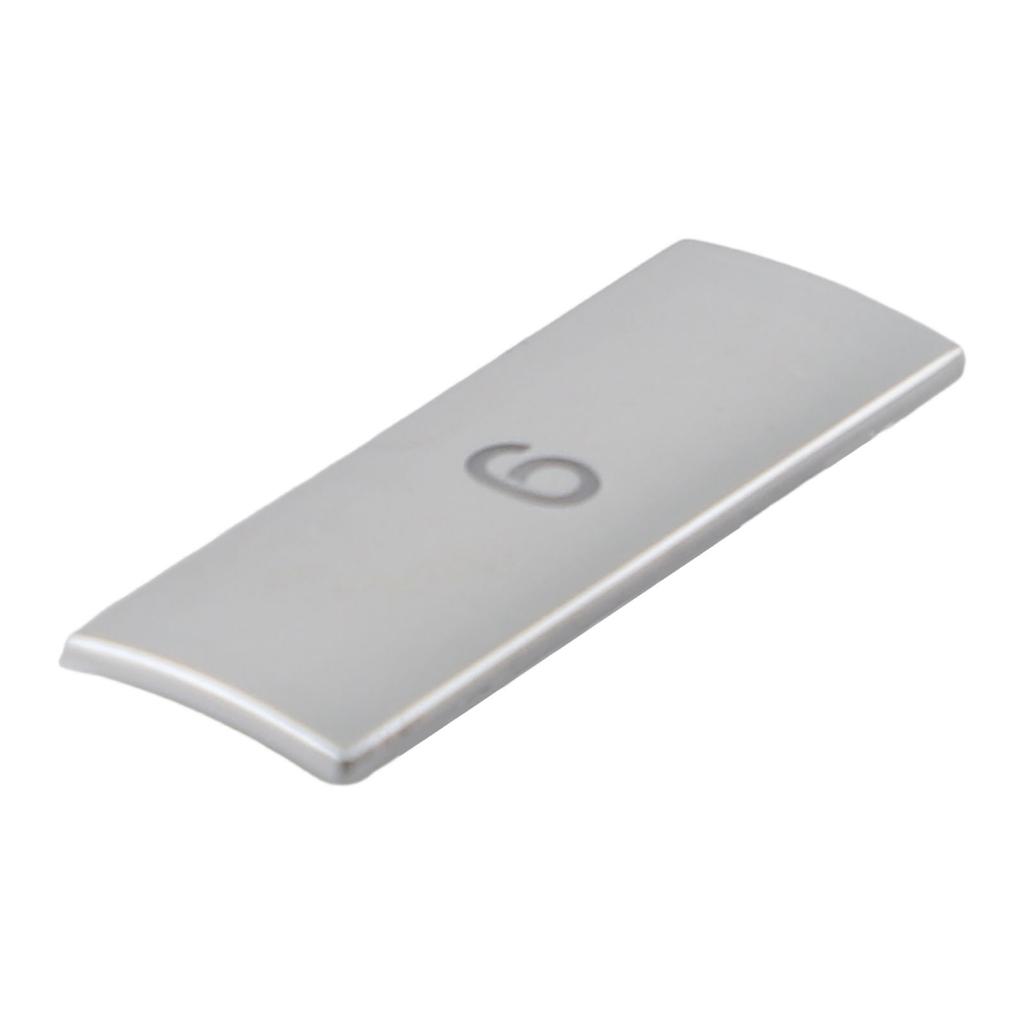 For BMW 5 Series ABS Chrome Trim CD Center Panel Trim Silver Custom Fit For BMW Elegant Silver Finish Long-lasting Performance