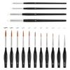 6-Piece Art Brush Set for Acrylic, Oil, Watercolor & Pottery Painting